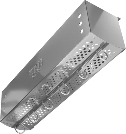 Yukon Glory BBQ Caddy Organizer - Stainless Steel Griddle Caddy for Char-Broil 4-Burner Grills - Clean & Organized Grill Station