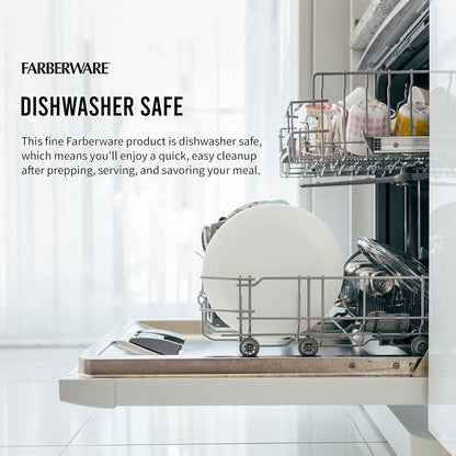Farberware Cutting Boards for Kitchen, 3-Piece Poly Board Set, Reversible Plastic Cutting Boards, Dishwasher Safe, Odor and Stain Resistant, Gentle on Knives, 8.5x11, 9x13, 11x16 Inch