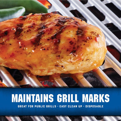 Kingsford Extra Tough Aluminum Grill Liners, Disposable Foil Grill Toppers for Outdoor Grills, Helps Keep Food and Sauce from Falling Through Grates, 16 x 11.75 in, 14 Count