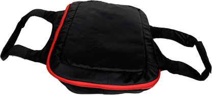 Pyrex 3qt Portables Black/Red Insulated Casserole Carry Tote - Made in USA
