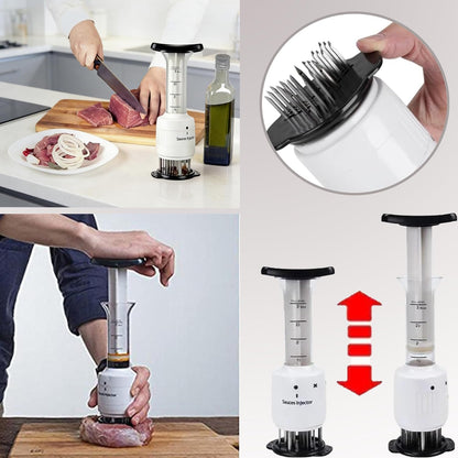 Meat Injector & Tenderizer, 90ML Marinade Injector for BBQ