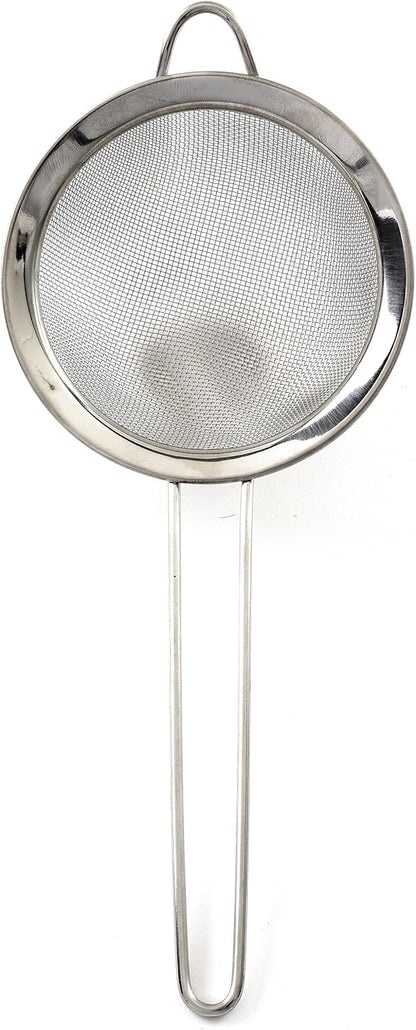 Norpro Stainless Steel Strainer, 4-inch, Silver, 1 Count (Pack of 1)