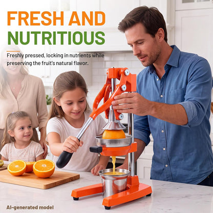 Cast Iron Juicer,Manual Juicer Hand Press,Professional Citrus Juicer