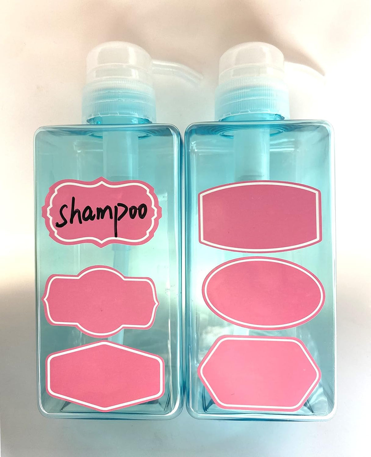 MeshaKippa Pink Cute Removable Food Storage Labels, 200pcs 2x1.2 inch Blank Holiday Present Stickers,Waterproof jar Labels no Residue Sticker for Food Jars, Container
