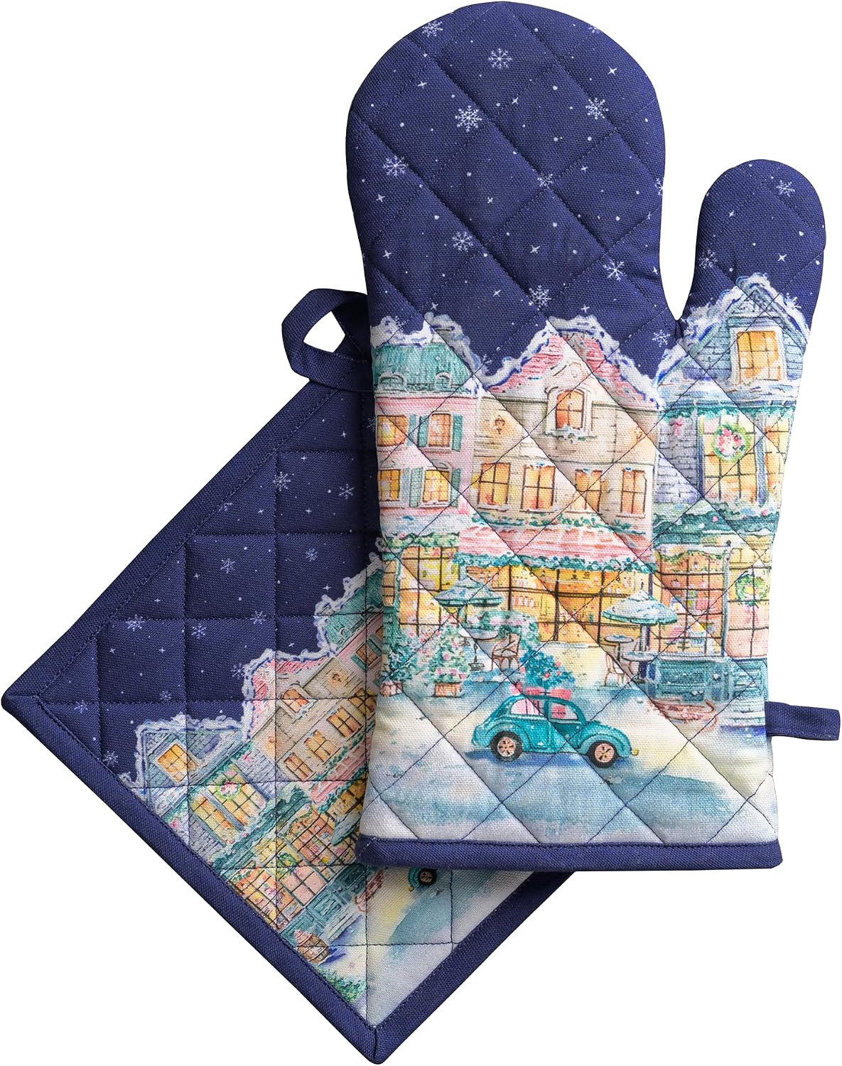 Maison d' Hermine Pot Holders 100% Cotton Potholders (8" x 8") - Colors B