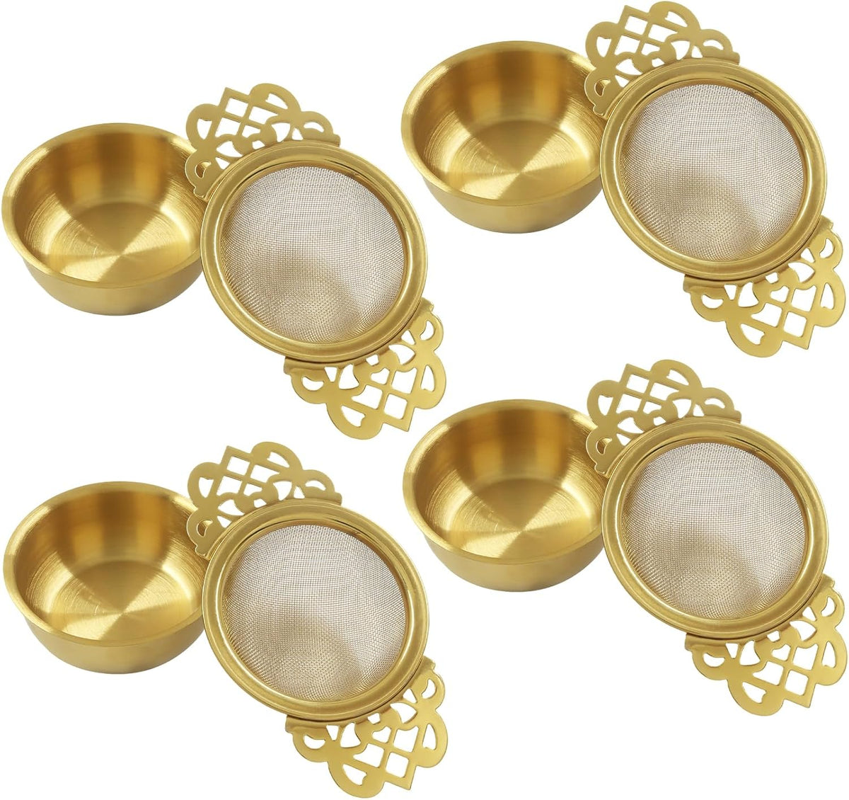 Fine Mesh Tea Strainers, Silver Loose Leaf Tea Filter