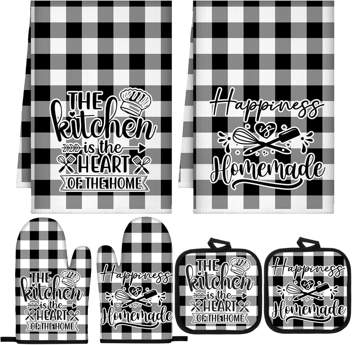 Sratte 6 Pcs Farmhouse Kitchen Decor Accessories Set