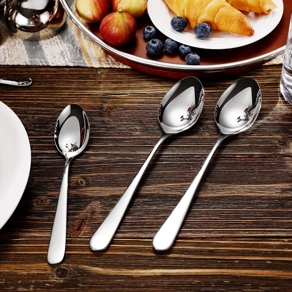 KEAWELL Premium Louise 9-Inch Slotted Serving Spoon (Slotted Spoon)
