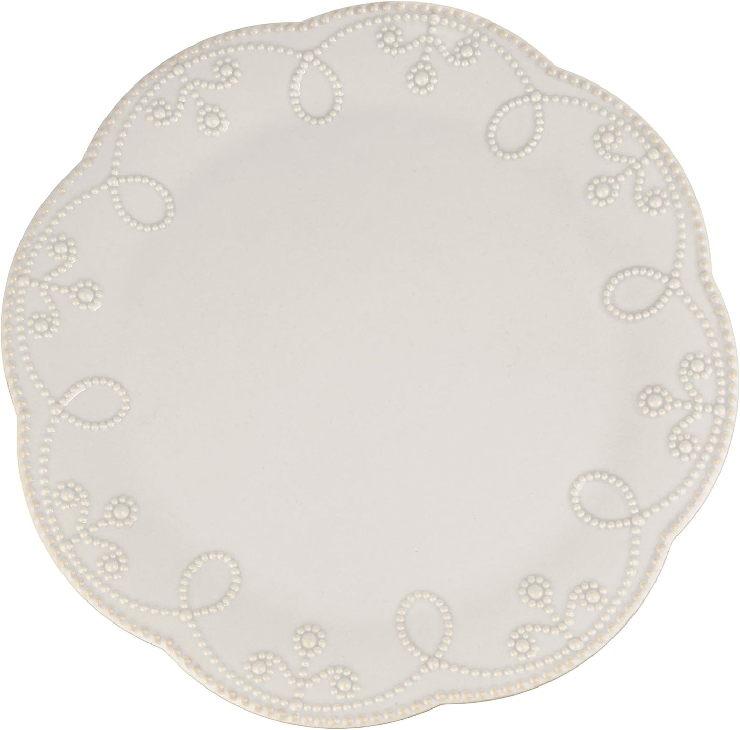 Lenox French Perle Chip and Dip Tray, White -