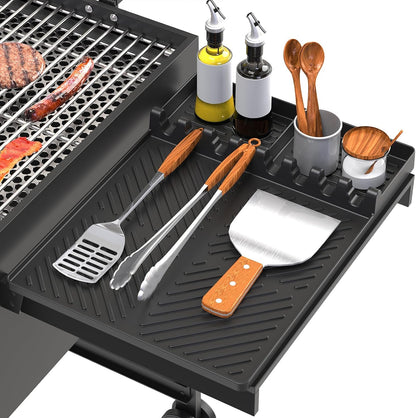 Silicone Grill Mat Compatible with Blackstone, BBQ Griddle Tool