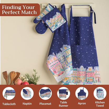 Maison d' Hermine Pot Holders 100% Cotton Potholders (8" x 8") - Colors B
