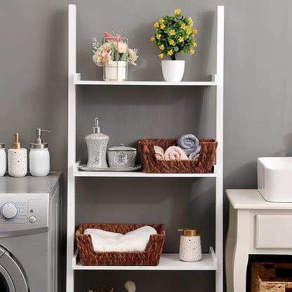 Wicker Basket for Pantry, Open Front Storage Baskets with Built-in Handles,Water Hyacinth Bins for Shelves, Brown, 2-Pack