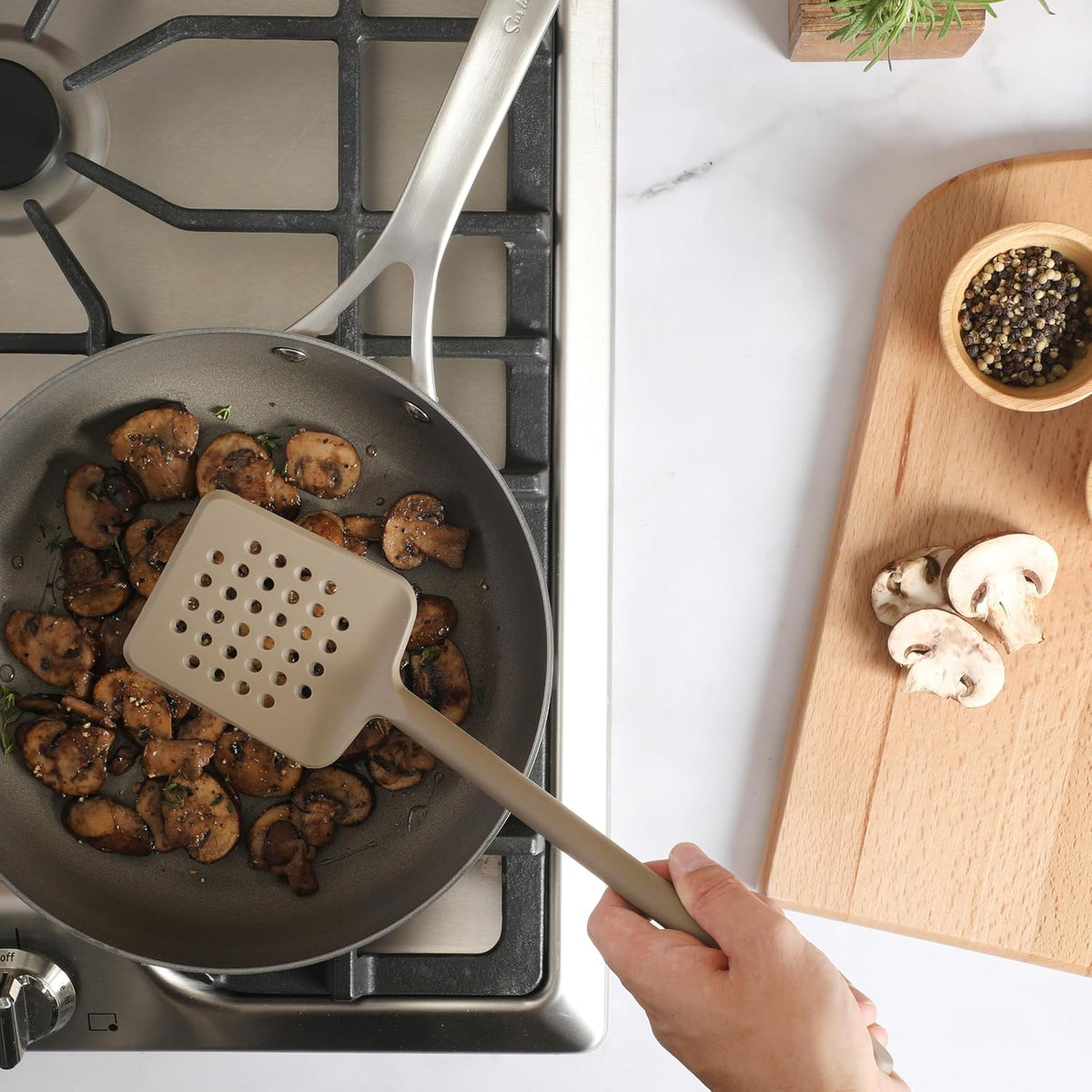 Sur La Table Kitchen Essential Mealcraft Silicone Spatula - Juniper Green