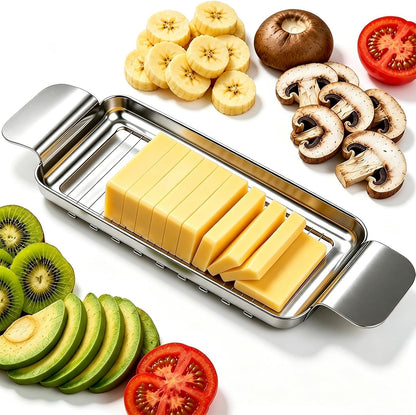NOVANO Stainless Steel Cheese & Butter Slicer
