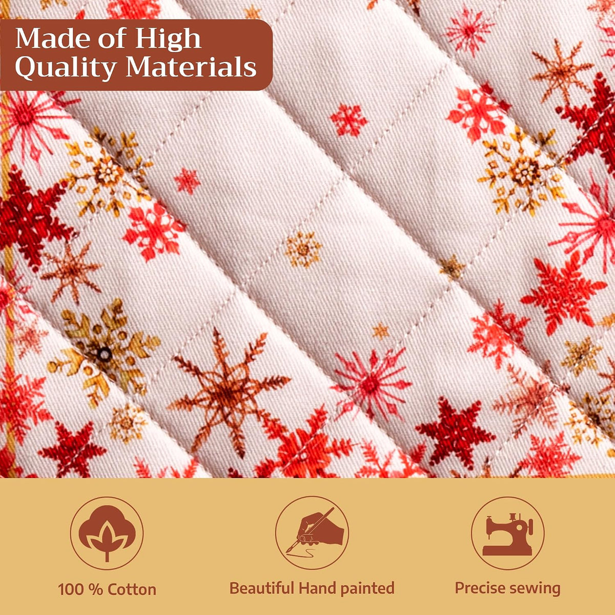 Maison d' Hermine Pot Holders 100% Cotton Potholders (8" x 8") - Colors B