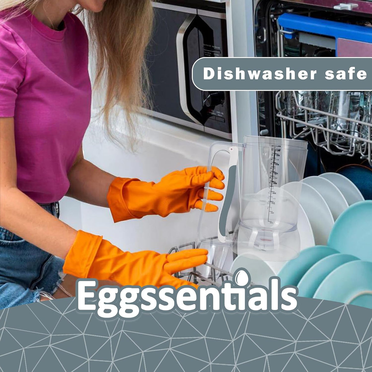 Eggssentials Pancake Batter Dispenser with Squeeze Handle Pancake Dispenser