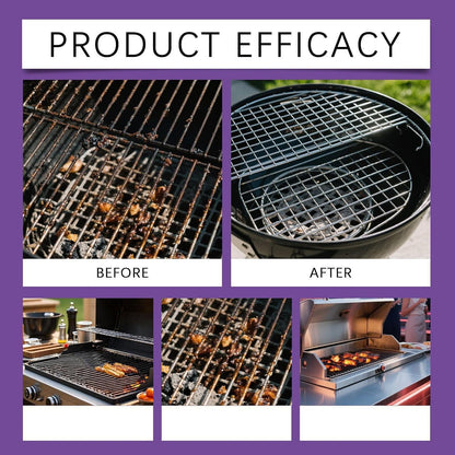 Fast-Acting Heavy-Duty Grill Degreaser Spray, Bbq Grill Cleaner, Outdoor Grills Cleaner, All Purpose Heavy Oil Cleaning Agent for Barbecue Grills,Heavy Duty Cleaner for Burnt Food & Grease (3PCS)