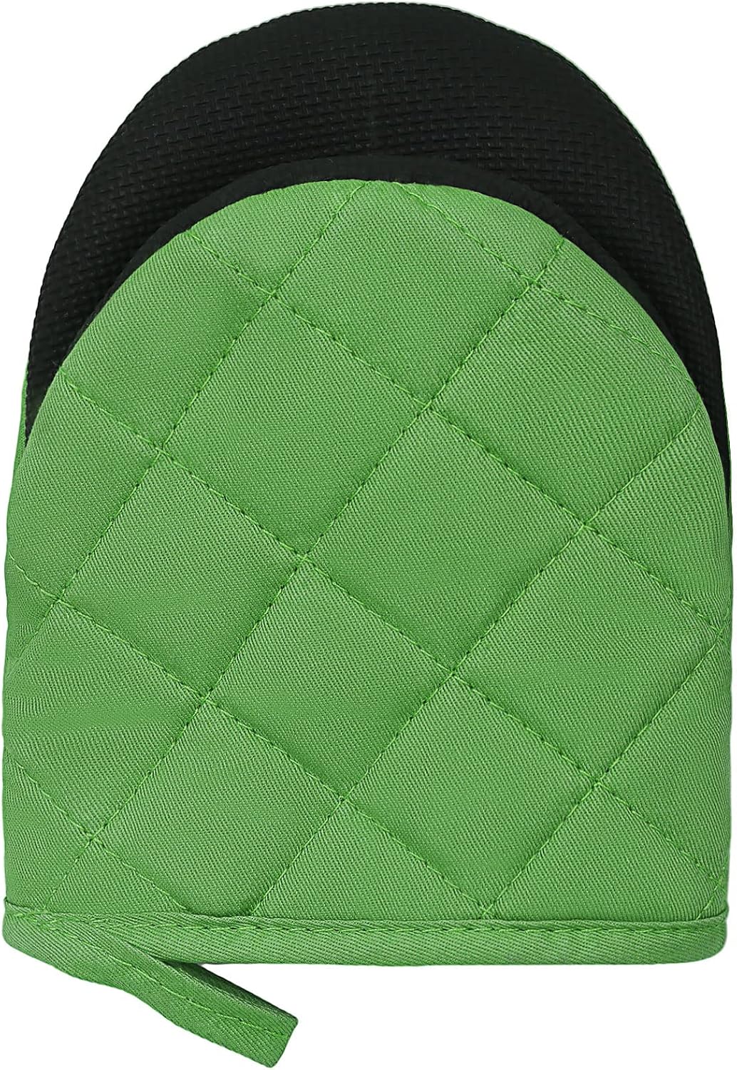 Goldmeet Mini Oven Mitts 2-Pack, 7"x5.5", 500°F Silicone Grip, Gray