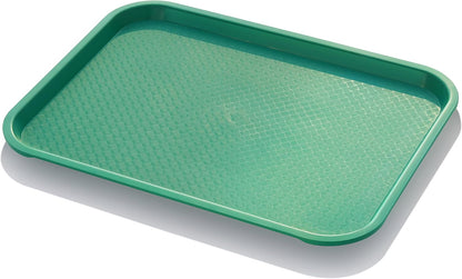 New Star Foodservice Fast Food Tray, Set of 12 (Black, 12 by 16-Inch)