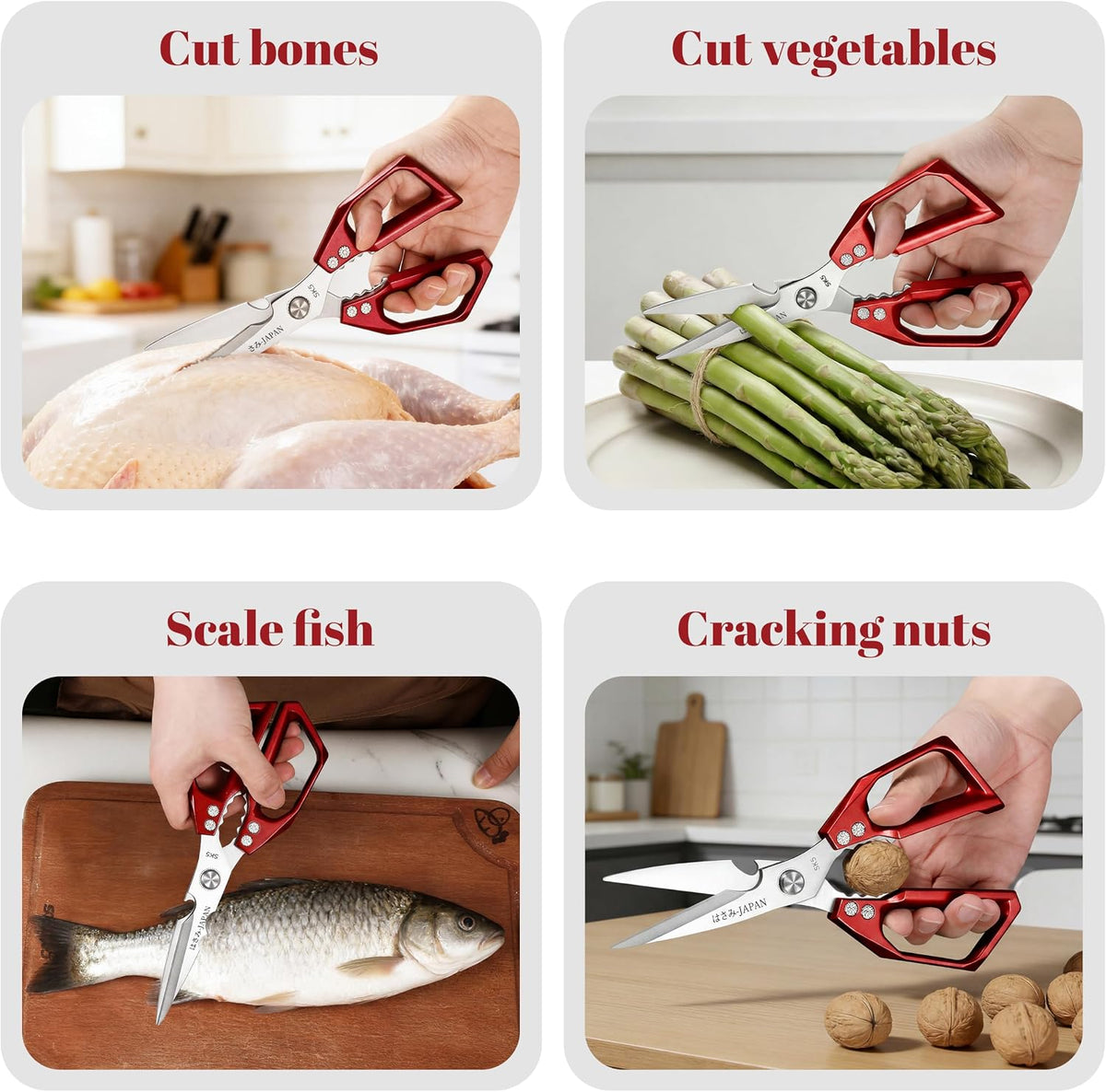 Kitchen Scissors for Food All Purpose Cooking Shears for Meat