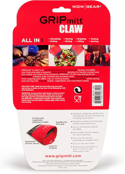 Claw - Pulled Pork, Meat and Vegetable Shredding Claw 2 Pack Set (Blue)