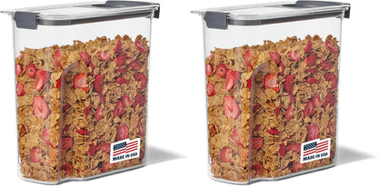 Rubbermaid Brilliance Pantry 10 Piece Set, Clear and Airtight Food and Pantry Storage Containers