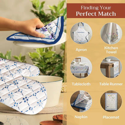 Maison d' Hermine Pot Holders 100% Cotton Potholders (8" x 8") - Colors A