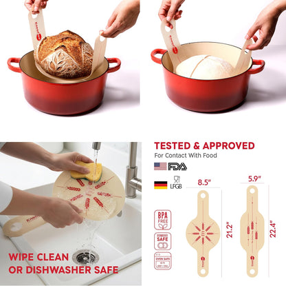 KneadAce Essential Sourdough Starter Kit - Artisan Bread Baking Tools