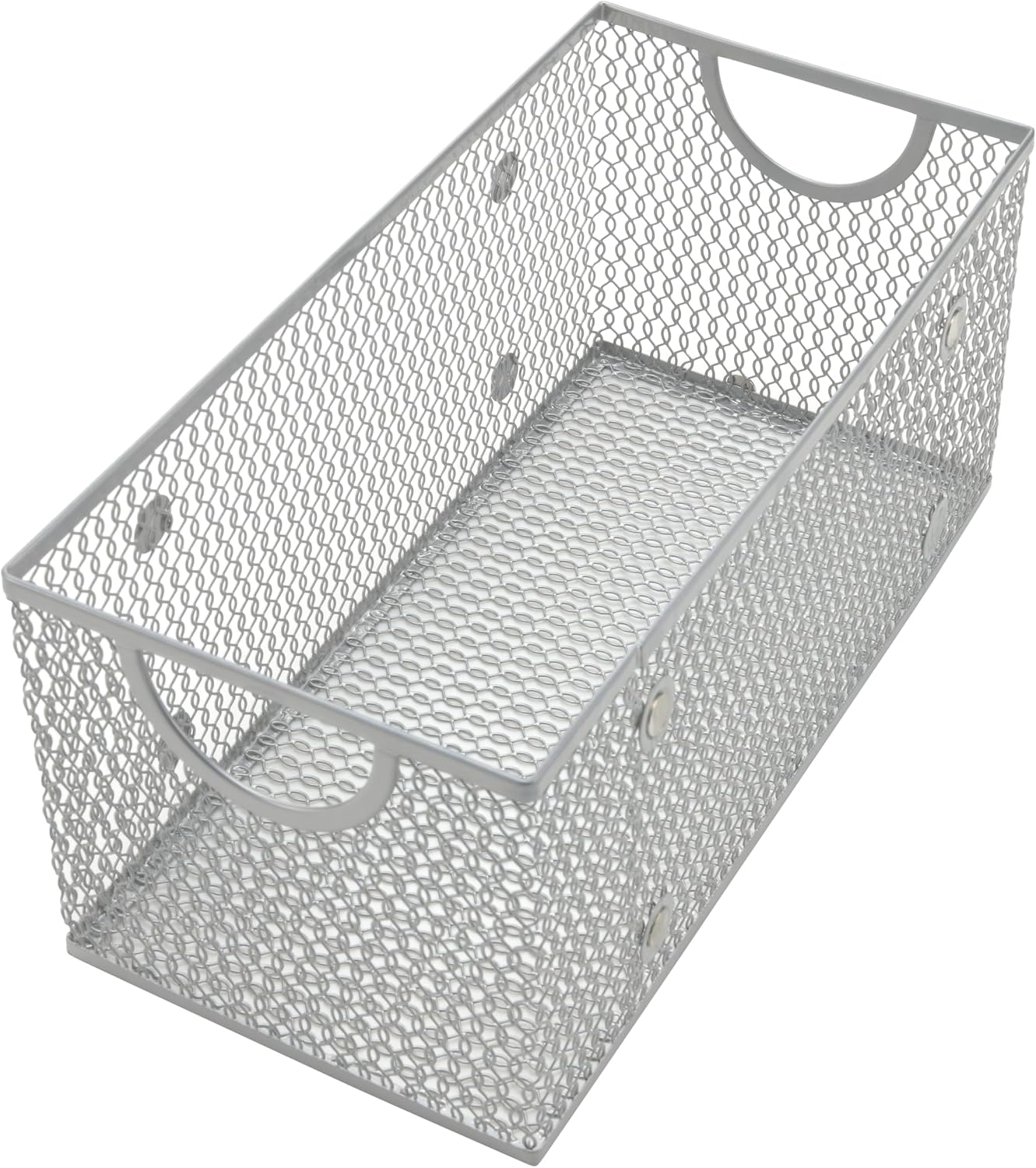 YBM HOME Kitchen Pantry Organizer Wire Basket for Shelves, Cabinets, Pantry, Countertop, Mesh Open Storage Bin Metal Basket for Organizing Food Supplies 12 x 7.8 x 5.8