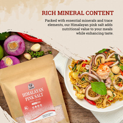 52USA Himalayan Pink Salt, Coarse Grain 1 lb, Salt for Grinder Refill
