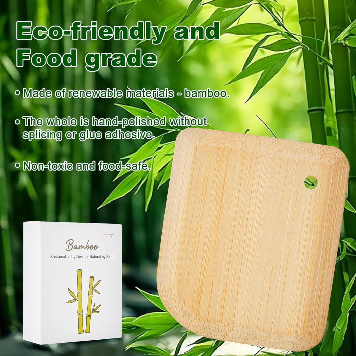 Bamboo Pan Scraper, Pot Scraper, Food Scraper, Kitchen Scraper Tools for Cast Iron Skillets, Cookware, Dishes, Pans and Pots