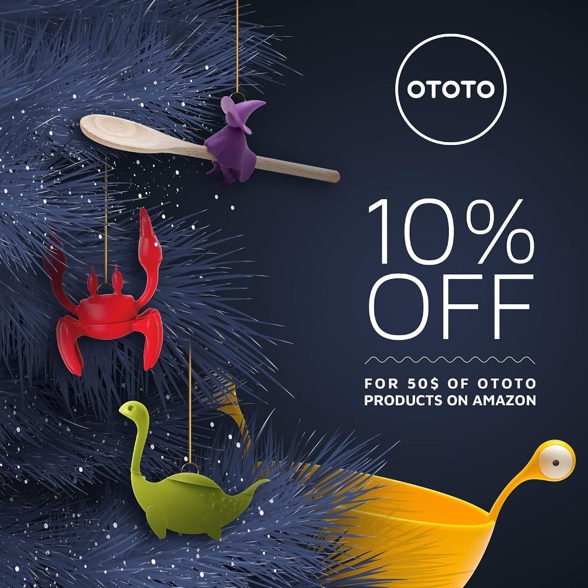 OTOTO Hippo Cherry and Olive Pitter - Unique Kitchen Gadgets, Cooking Gifts for Women, Kitchen Essentials, Kitchen Utensils, Cute Gifts, Kitchen Accessories, Gift for Kids