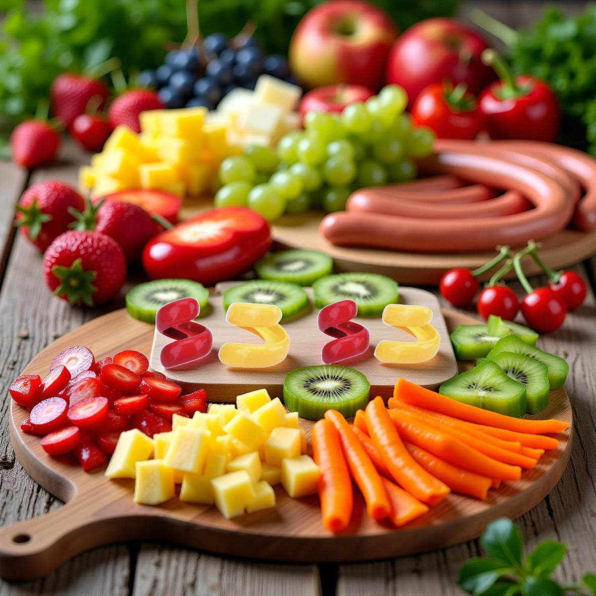 4 Pcs Red and Yellow Spiral Hot Dog Slicers, Manual Fancy Sausage Cutter Spiral Barbecue Hot Dogs Cutter Slicer Kitchen Cutting Auxiliary Gadget Fruit Vegetable Tools Durable Design