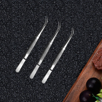 Stainless Steel Pliers Set, Multi-purpose Tool for Small Gardening, Kitchen, and Nail Beauty Etc. (3-piece set, 6.15 inches / 6.3 inches / 6.5 inches) (Three different tweezers)