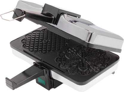 CucinaPro Pizzelle Maker, Non-Stick Electric Baker, Make Two 5-Inch Cookies