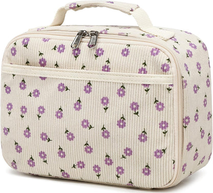 CAMTOP Kids Lunch Box Boys Girls Insulated Lunch Cooler Bag Reusable Lunch Tote Kit for School Travel (094 Tie Dye)