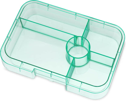 Yumbox Tapas Leakproof Bento Box, 5 Compartments, Antibes Blue | Large Capacity Design | Removable Compartment Tray | Easy-Open Single Latch | Ideal for Teens & Adults | Dishwasher-Safe Tray