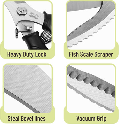 Mr. Pen- Heavy Duty Poultry Shears, Chicken Shears, Meat Cutting Scissors