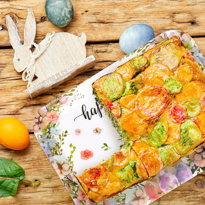 JarThenaAMCS 3Pcs Graduation Serving Trays 13 x 10 Inch Bachelor' s Hat Diploma Glitter Reusable Melamine Platter Congrats 2026 Grad Serving Dishes for Graduate Party Sharing Snacks Fruit Dessert