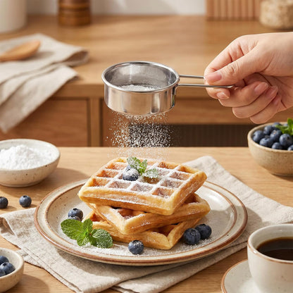 2 Pack Powdered Sugar Sifter, Flour Sifter for Baking
