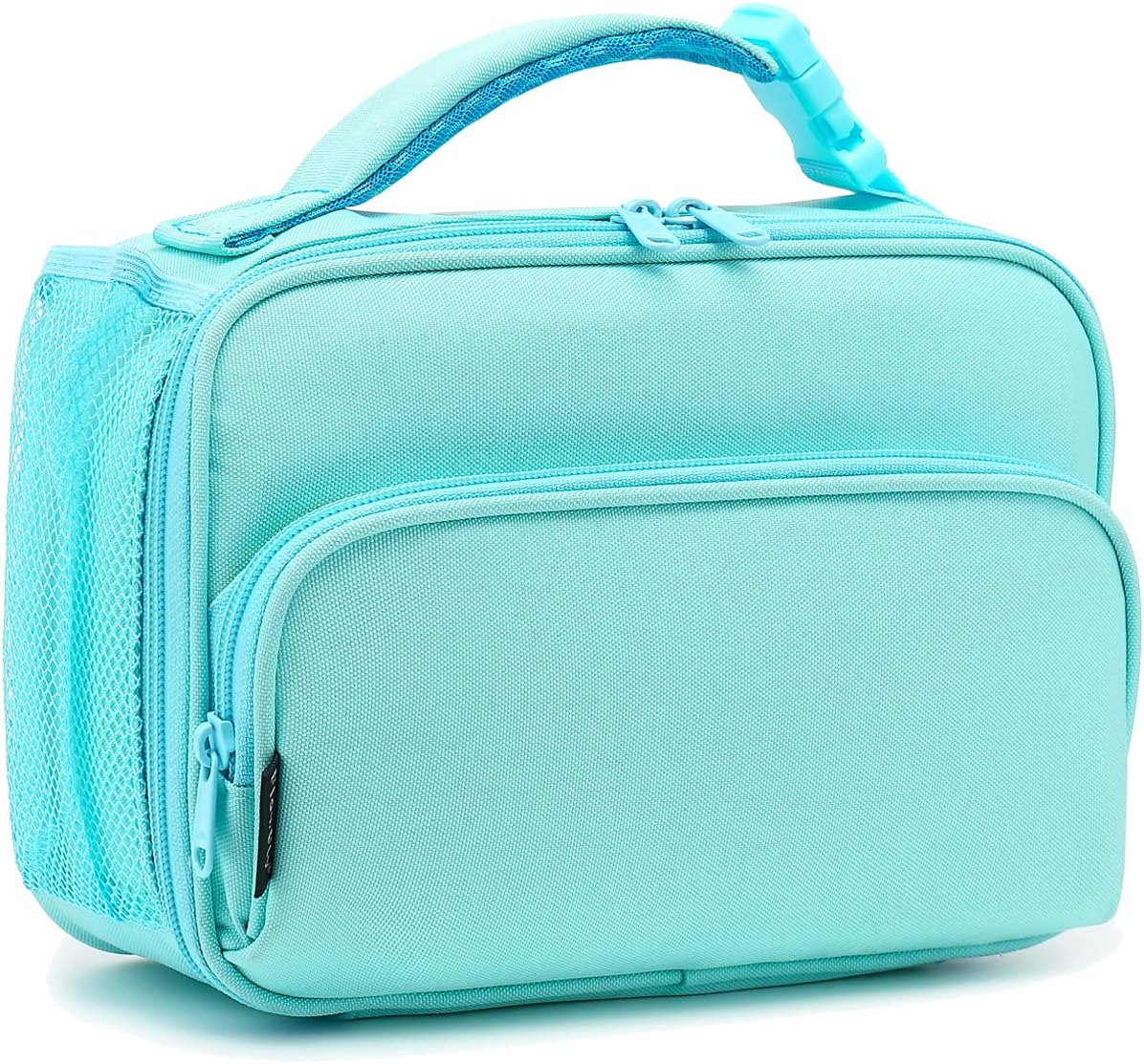 FlowFly Kids Lunch box Insulated Soft Bag Mini Cooler Back to School Thermal Meal Tote Kit for Girls, Boys, Astronaut - Colors A
