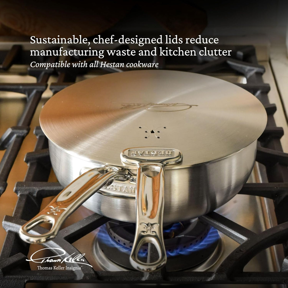 Thomas Keller Insignia by Hestan - Stainless Steel 8.5" Universal Lid