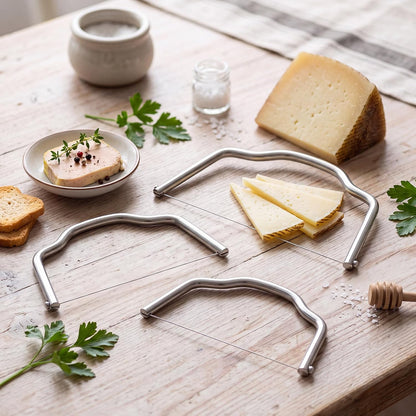 Cheese Slicer & Cheese Cutter Set 5.5/3.8/3.4 Inch（3Pcs）