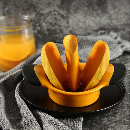 Sturdy Mango Slicer and Pit Remover Tool, Mango Splitter Fruit Cutter Mango Pitter with Ergonomic Grip Handle - Effortlessly Remove Pit and Divide