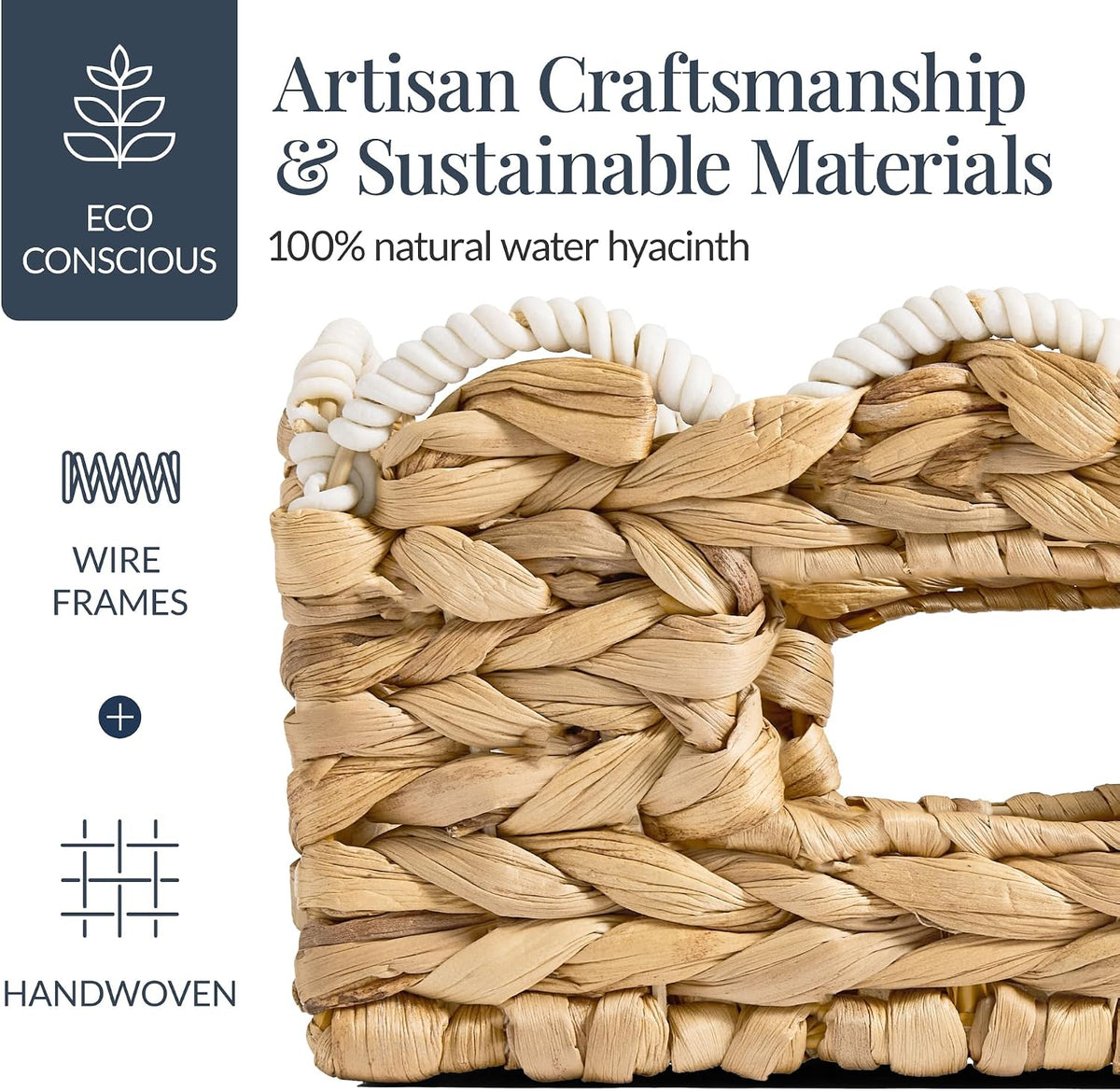 Best Choice Products 9x12 Scalloped Shelf Baskets, Woven Storage Bins, Storage Organizers for Pantry, Living Room, Bedroom, Nursery & Laundry, 4 Pack - Natural with White Trim