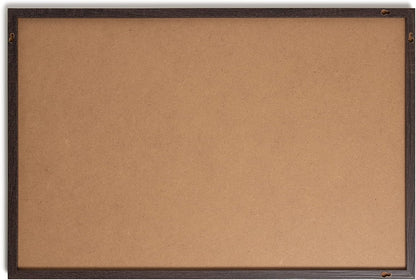 U Brands Framed Magnetic Weekly Calendar Dry Erase White Board, Office Supplies, Black Frame, with Marker, Magnet, 11” x 18”
