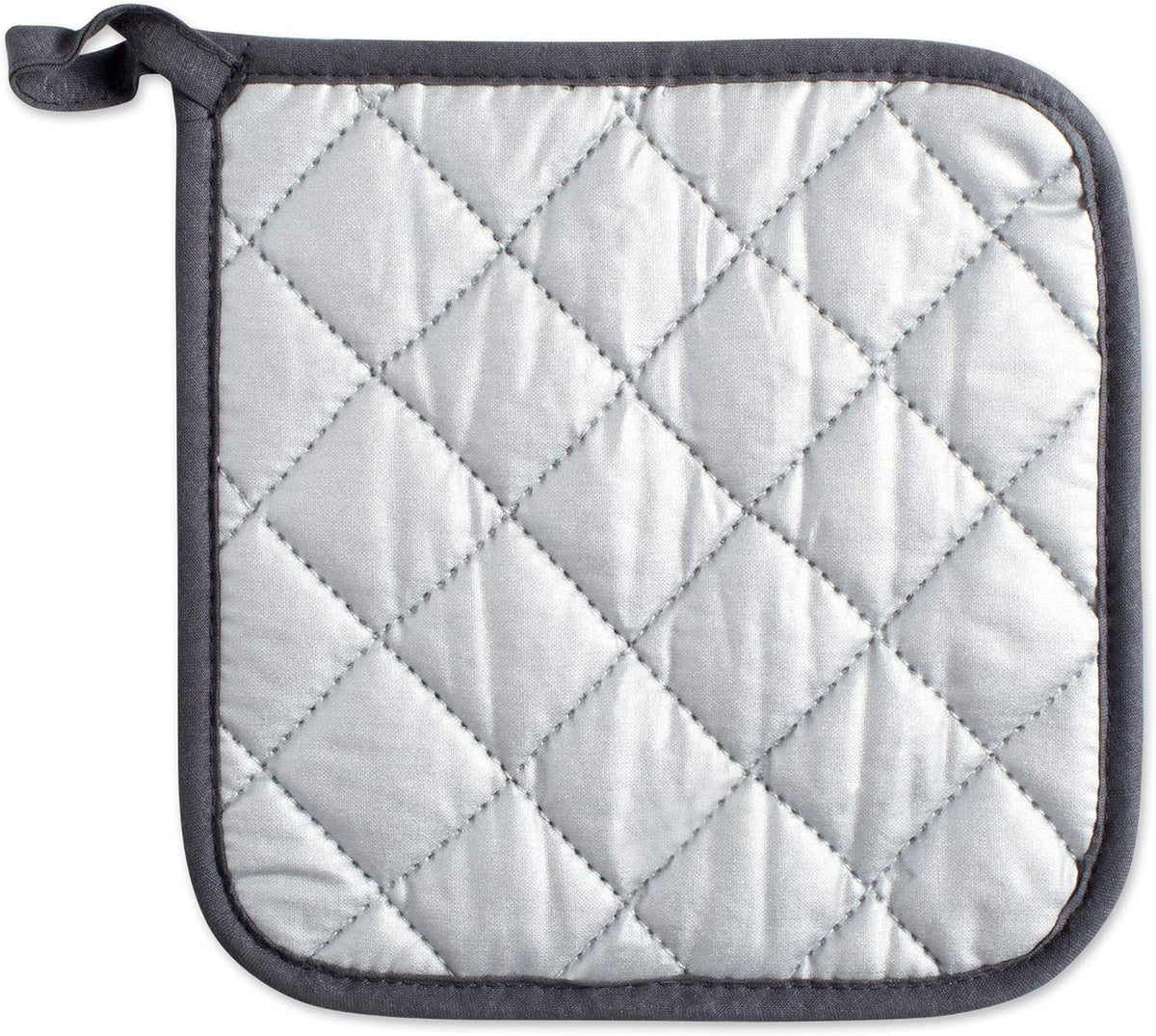 DII Basic Terry Collection Quilted 100% Cotton, Pan Handle, Nautical Blue