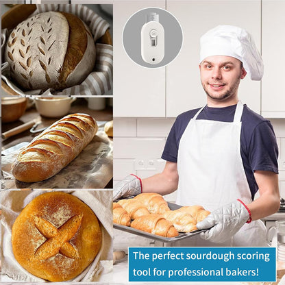 Herda Bread Lame Dough Scoring Tool, Retractable Magnetic Design