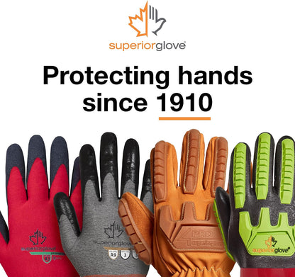 Superior Glove Endura Cut Resistant Leather Work Gloves