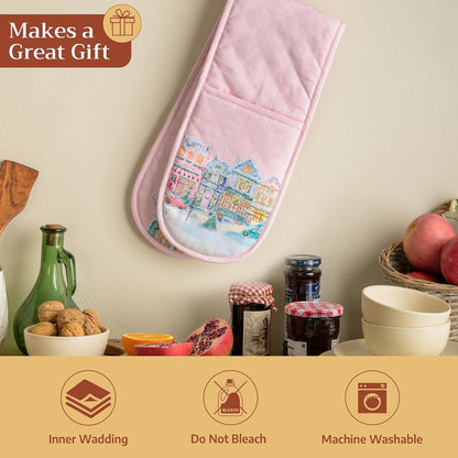 Maison d' Hermine Pot Holders 100% Cotton Potholders (8" x 8") - Colors A